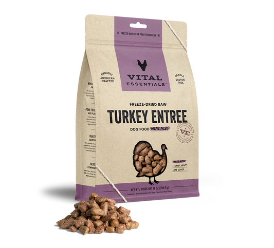 VE FDR Turkey Entree Dog Food Mini Patties 14oz
