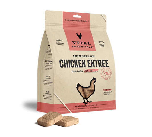VE FDR Chicken Entree Dog Food Mini Patties 14oz