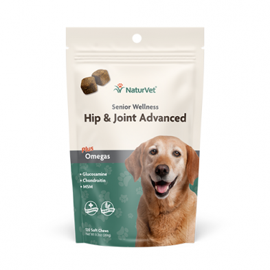 NaturVet® Senior Hip & Joint Advanced Soft Chews (120 ct)