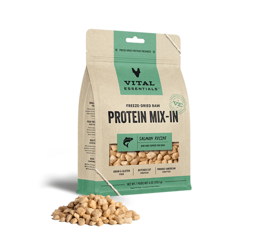 VE FDR Protein Mix-In Salmon Mini Nibs Topper Dogs