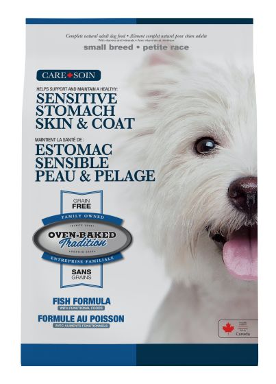 Oven-Baked Tradition Small Breeds Skin & Stomach Adult Grain Free Fish Dog