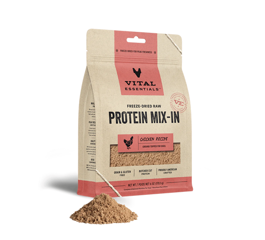 VE FDR Protein Mix-In Chicken Ground Topper Dogs 6 oz