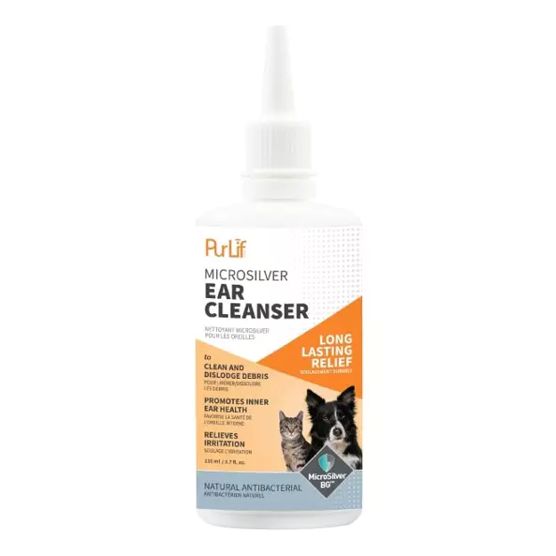 PurLif Pet MicroSilver Ear Cleanser 110ml