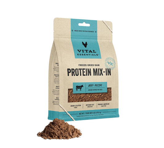 VE FDR Protein Mix-In Beef Ground Topper Dogs 6 oz