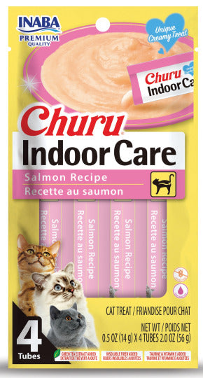 Inaba Cat Churu Indoor Care - Salmon Recipe*3pk