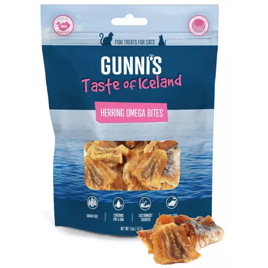 Gunni's Taste of Iceland Herring Omega Bites Cat 1.5oz