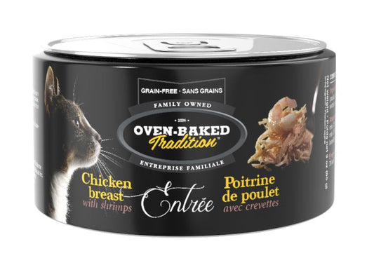 Oven-Baked Tradition Chicken Breast Entrée With Shrimps Cat 3oz
