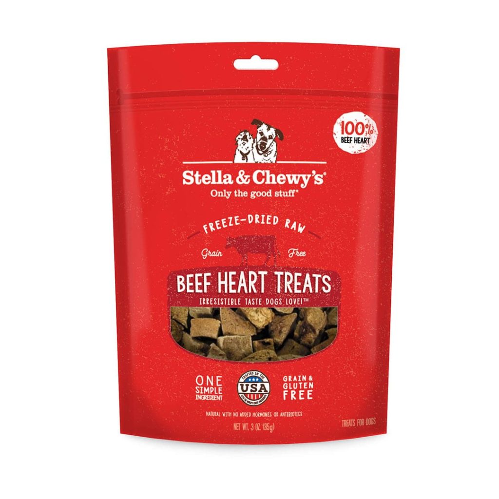 STELLA & CHEWY'S® SINGLE INGREDIENT DOG TREATS BEEF HEART 3 OZ