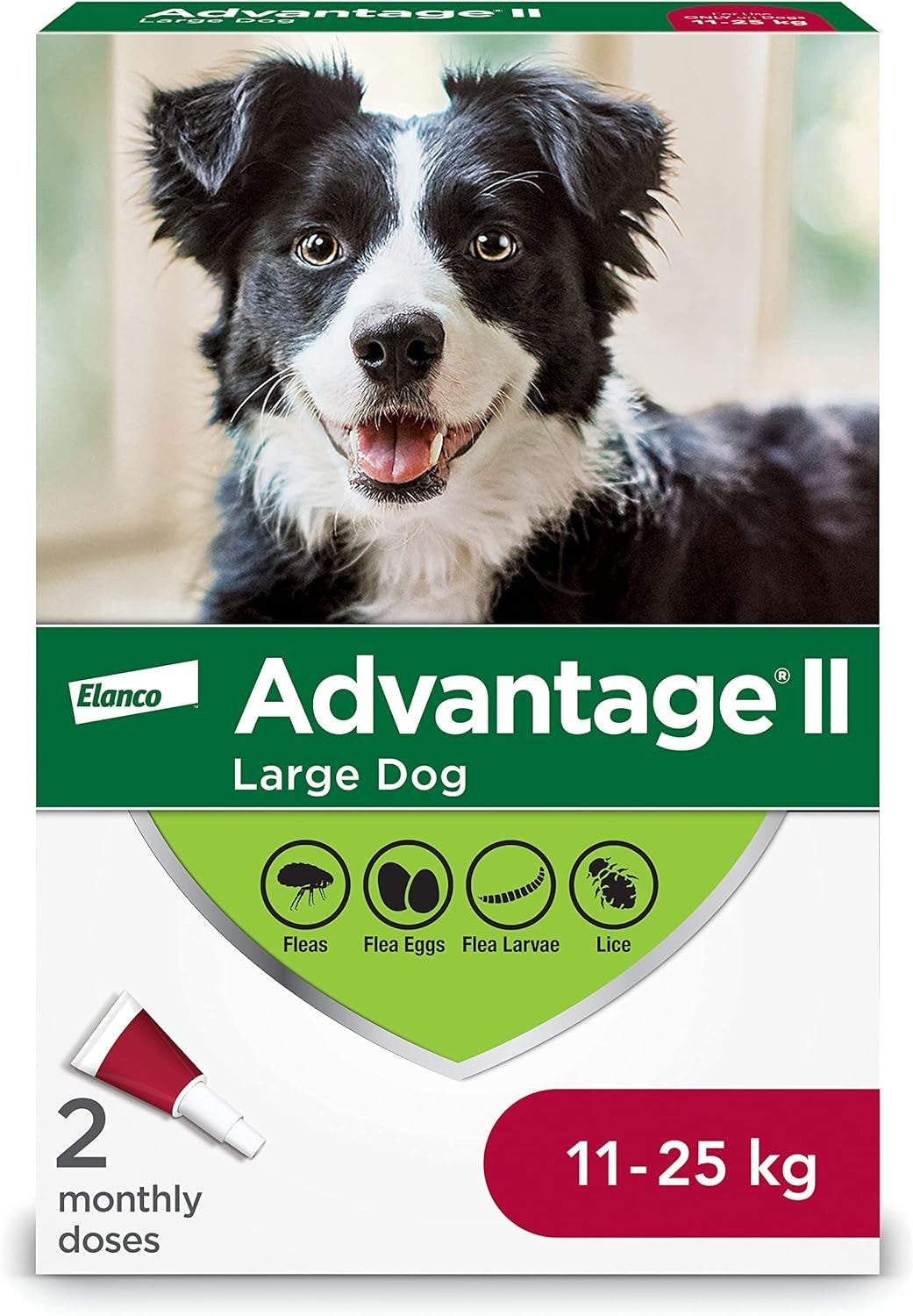 Advantage II Topical Flea+Lice Protection for Large Dogs 11 - 25kg