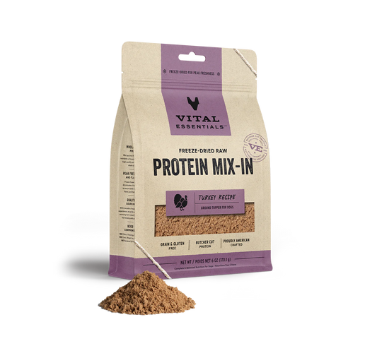 VE FDR Protein Mix-In Turkey Ground Topper Dogs 6 oz