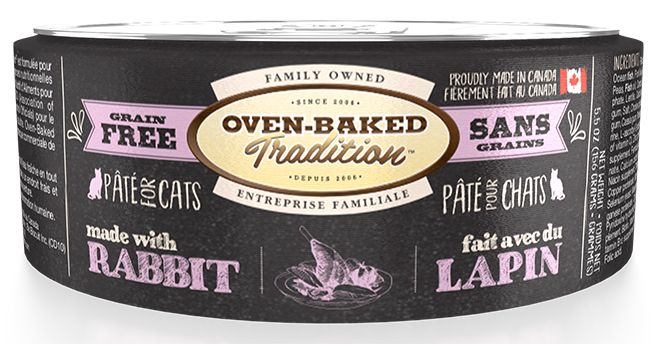 Oven-Baked Tradition Grain Free Rabbit Pate Cat 5.5oz
