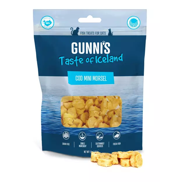 Gunni's Taste of Iceland Cod Mini Morsel Cat 1.5oz