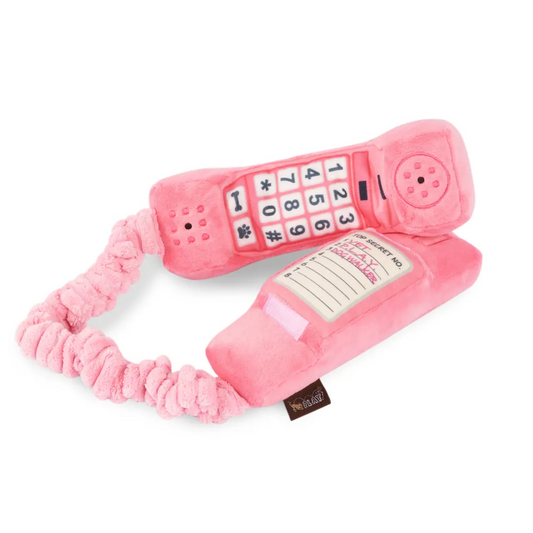 PET PLAY – 80’S Classic Collection – Plush Corded Phone