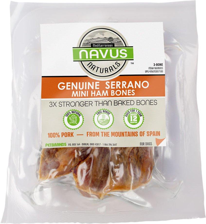 Navus Naturals Serrano Mini Ham Bones 3pk