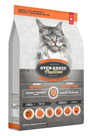 Oven-Baked Tradition Adult Semi Moist Turkey Cat