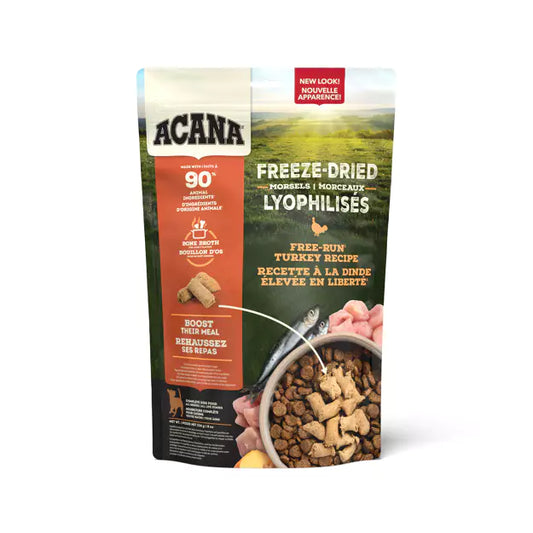 Acana Freeze-Dried Morsels Free-Run Turkey Recipe Dog Food