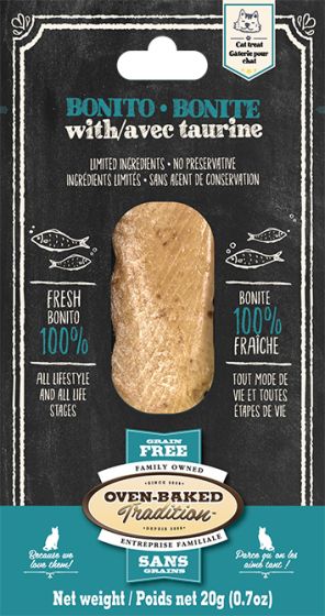 Oven-Baked Tradition Bonito And Taurine Flavour Fillet Treats Cat 20g