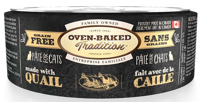Oven-Baked Tradition Grain Free Quail Pate Cat 5.5oz