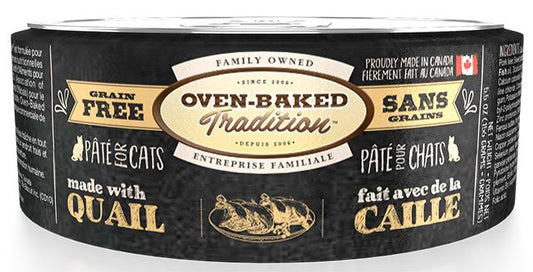 Oven-Baked Tradition Grain Free Quail Pate Cat 5.5oz