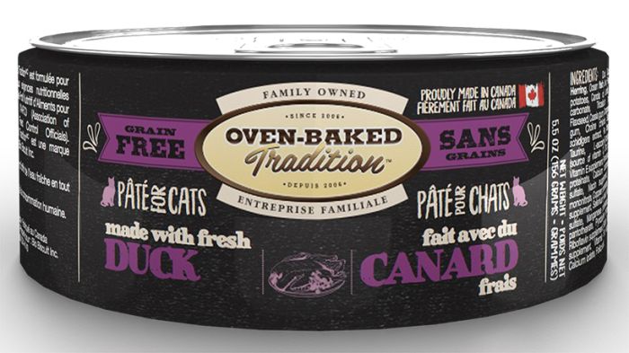 Oven-Baked Tradition Grain Free Duck Pate Cat 24x5.5oz