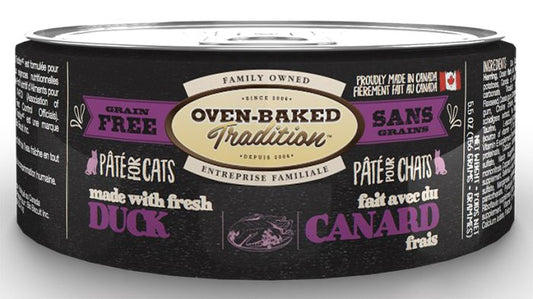 Oven-Baked Tradition Grain Free Duck Pate Cat 24x5.5oz