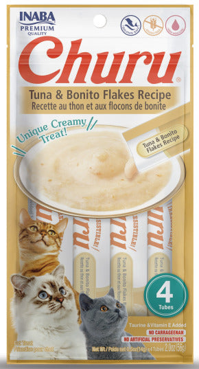 * NEW! Inaba Cat Churu Purees - Tuna & Bonito Flakes Recipe