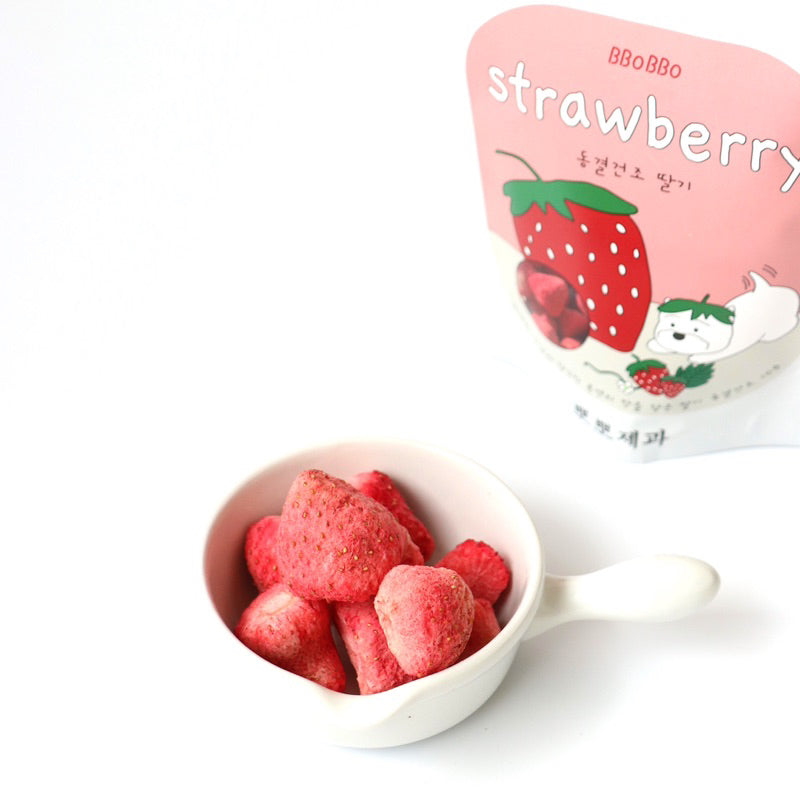 Korean BBoBBo Strawberry Freeze dried 10g