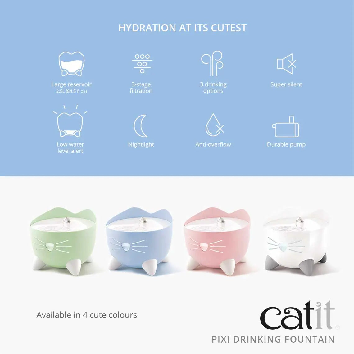 Catit PIXI Fountain 2.5 L