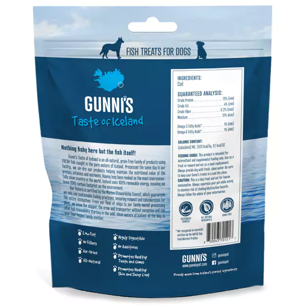 Gunni's Taste of Iceland Cod Skin Chips 9oz