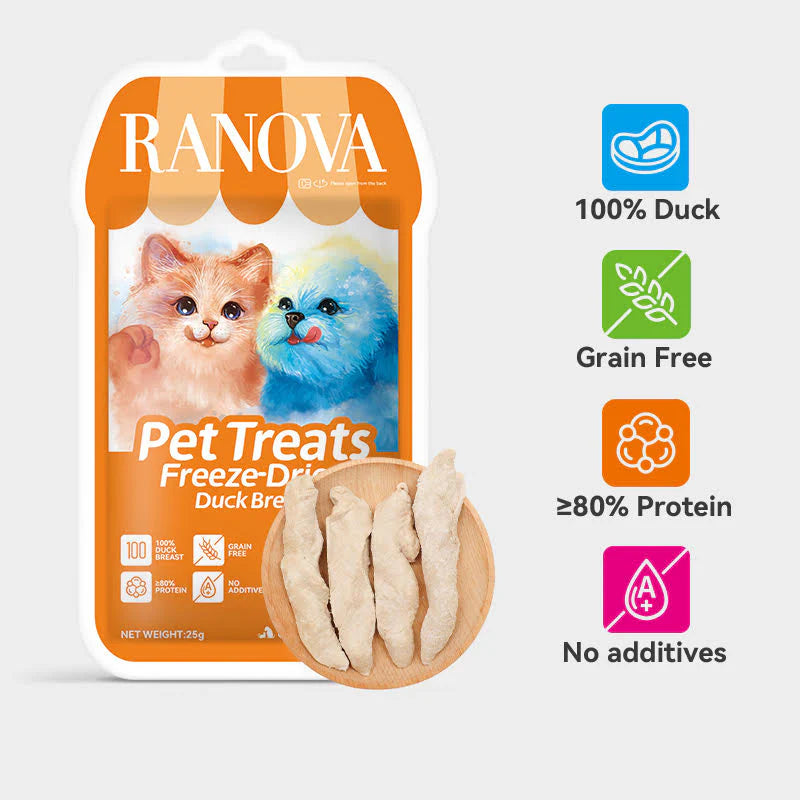 Ranova Freeze Dried Whole Duck Filet For Dog & Cat - 25g