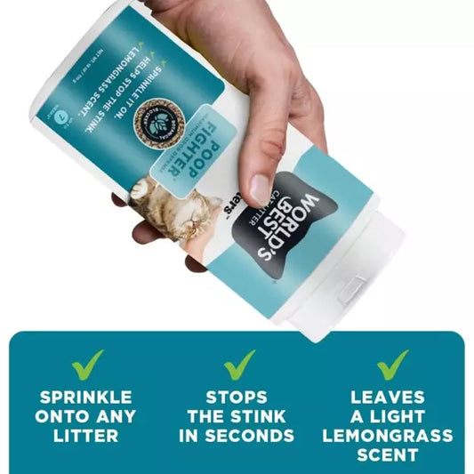 World's Best Cat Litter Boosters Poop Fighter 510g
