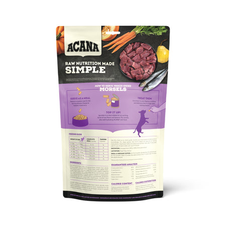 Acana Morsels Freeze-Dried Duck Recipe Dog Food 227g