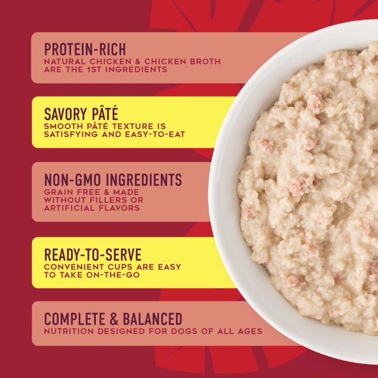 Tiki Dog® Savory Pâté: Chicken, Beef & Beef Liver Recipe 3oz*4