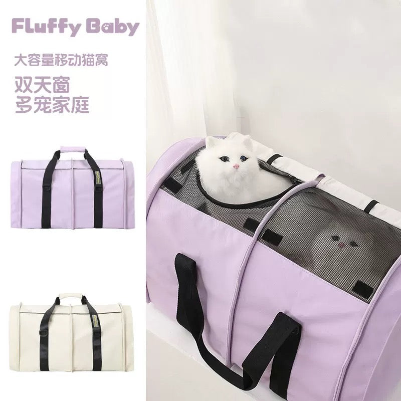 FluffyBaby Tunnel-Style Pet Bag