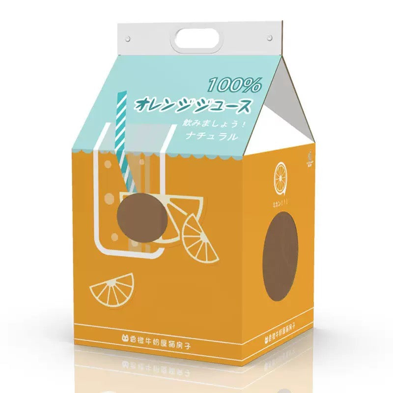 Milk Box Cat Scratcher