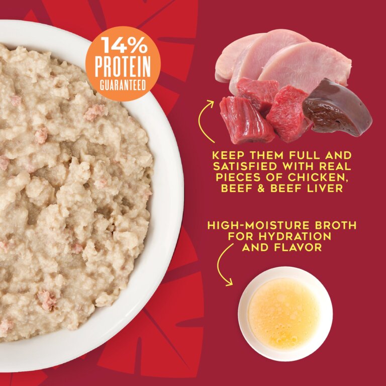 Tiki Dog® Savory Pâté: Chicken, Beef & Beef Liver Recipe 3oz*4