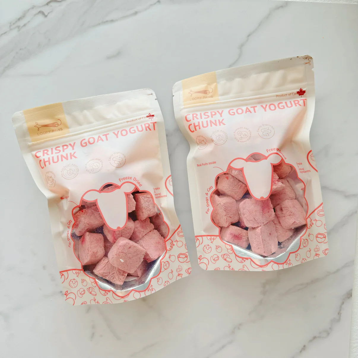 Loopy Paws Crispy Goat Yogurt Chunk 30G