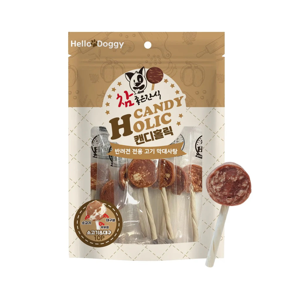 Hello Doggy Lollipop for Dogs - 2 flavors