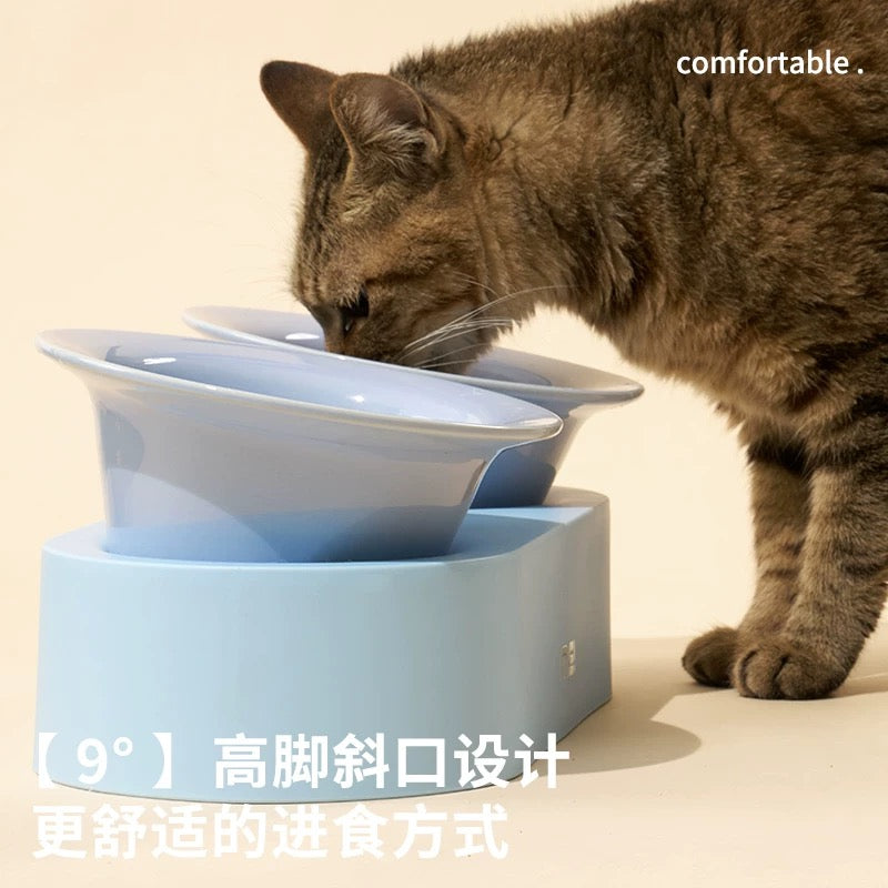 CeramiLift – Dual Raised Pet Bowls
