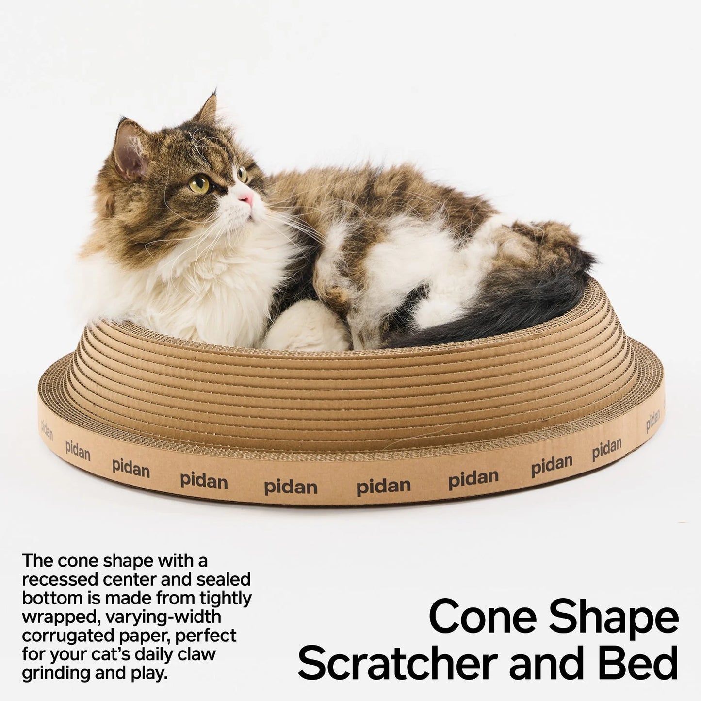 Pidan Cat Scratcher Board – Volcano Style