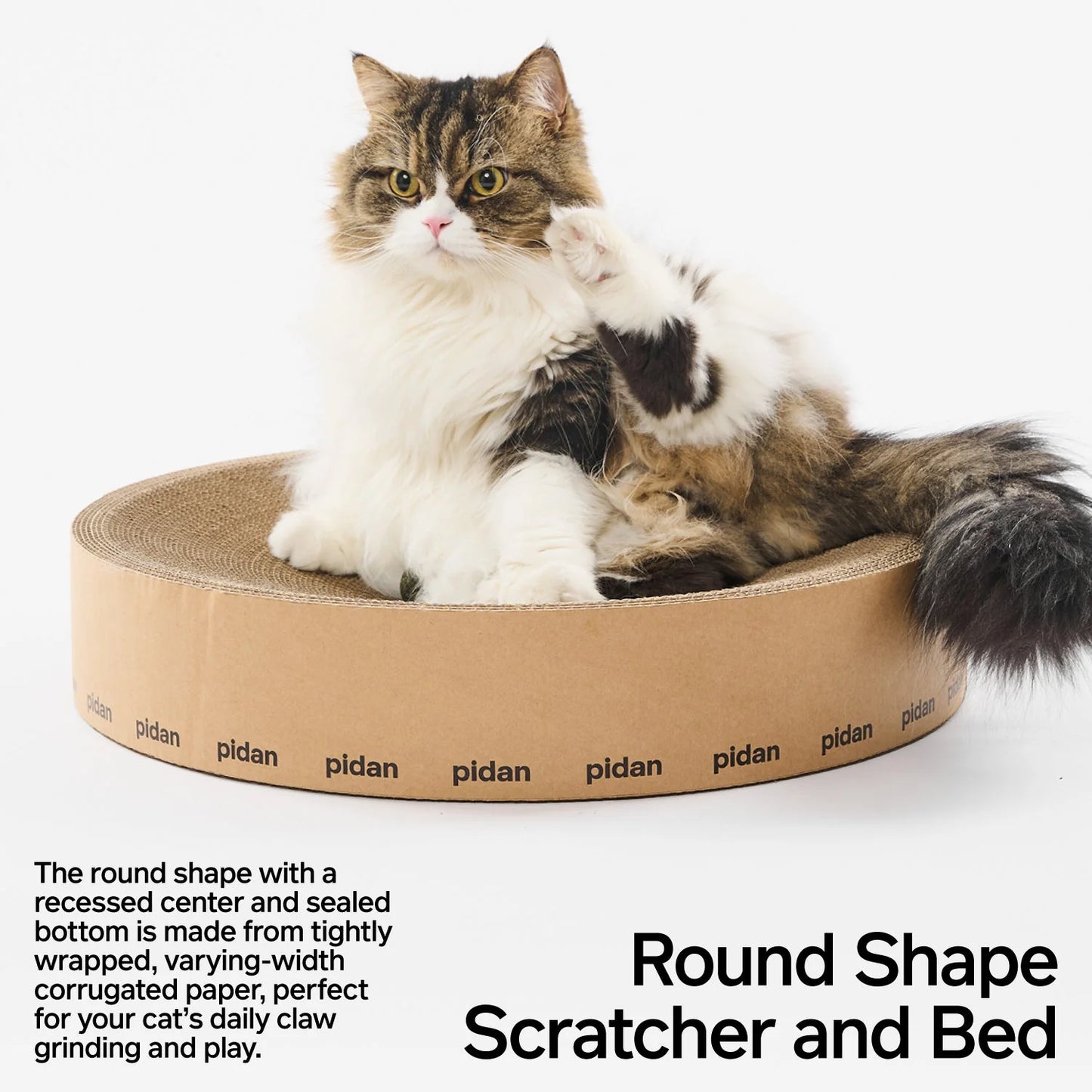 Pidan Cat Scratcher Round Type