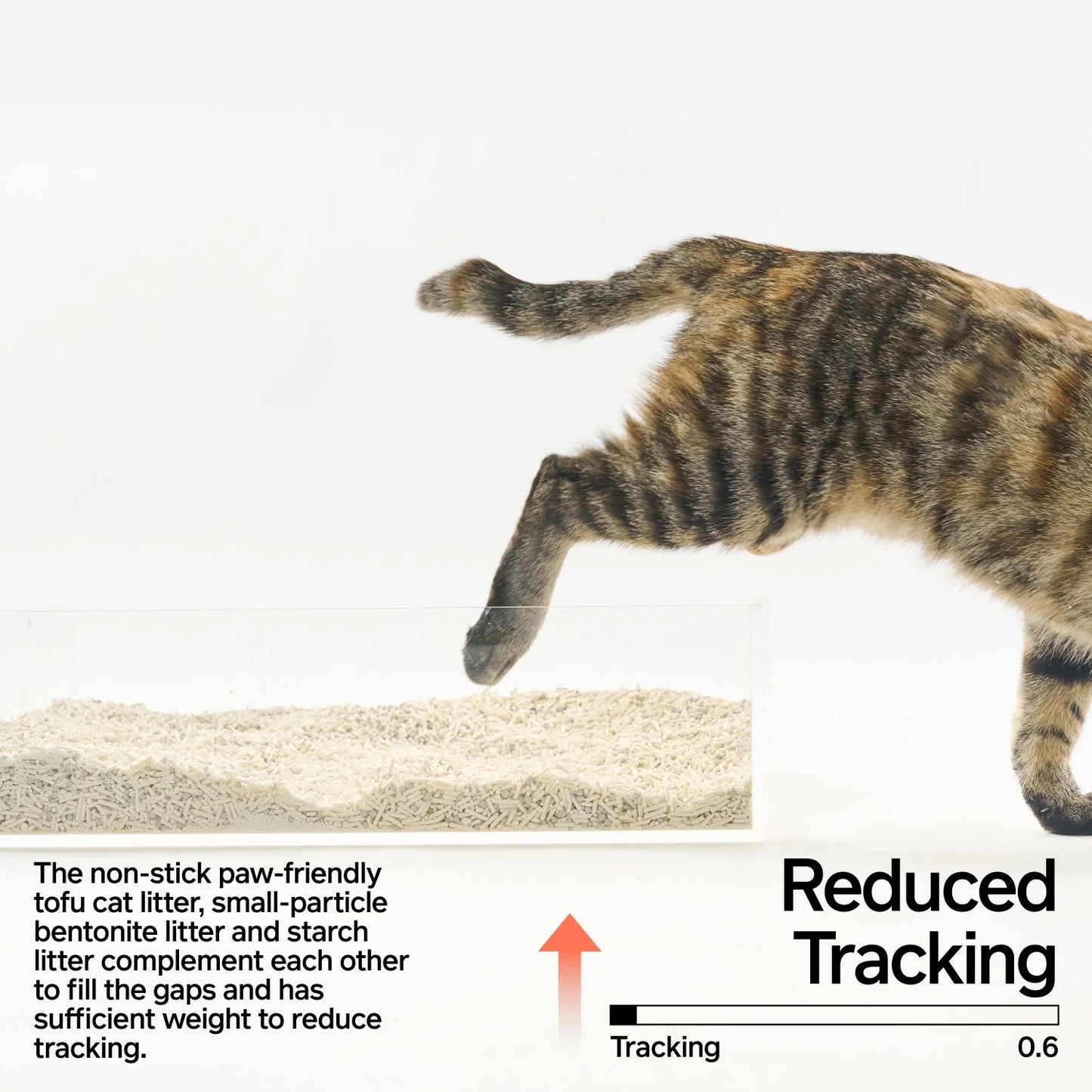 Pidan Tofu 60%, Bentonite Clay 30%, Strach 10% Cat Litter 2.4 kg