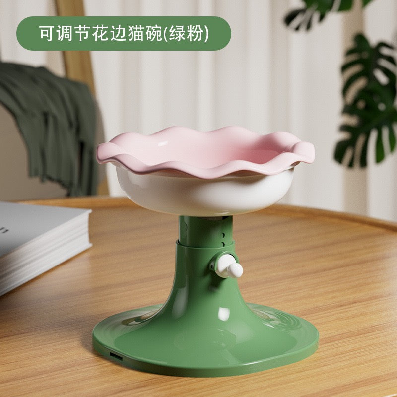 Ceramic Flower Bowl - Height Adjustable