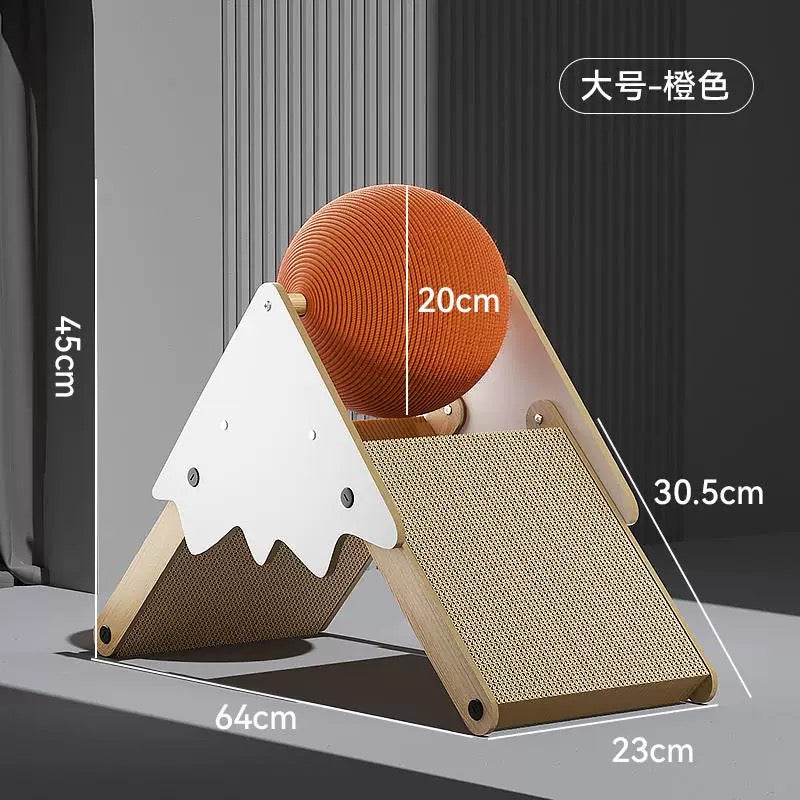 Popocola Snow Mountain Cat Scratching Ball