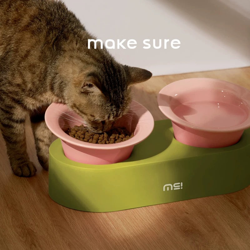 CeramiLift – Dual Raised Pet Bowls