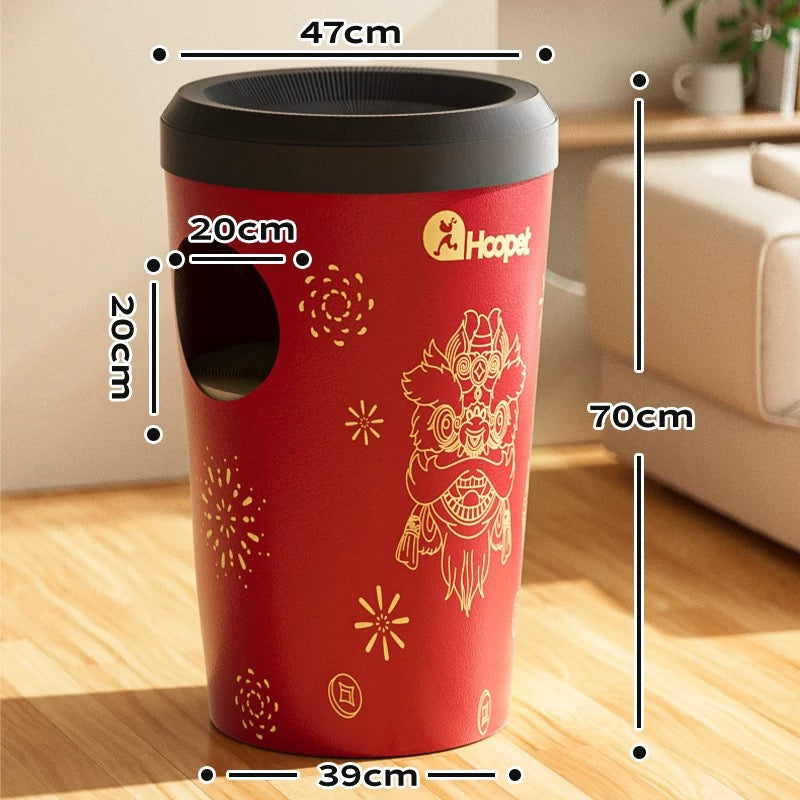 Chinese New Year Bubble Tea Cat House Scratcher