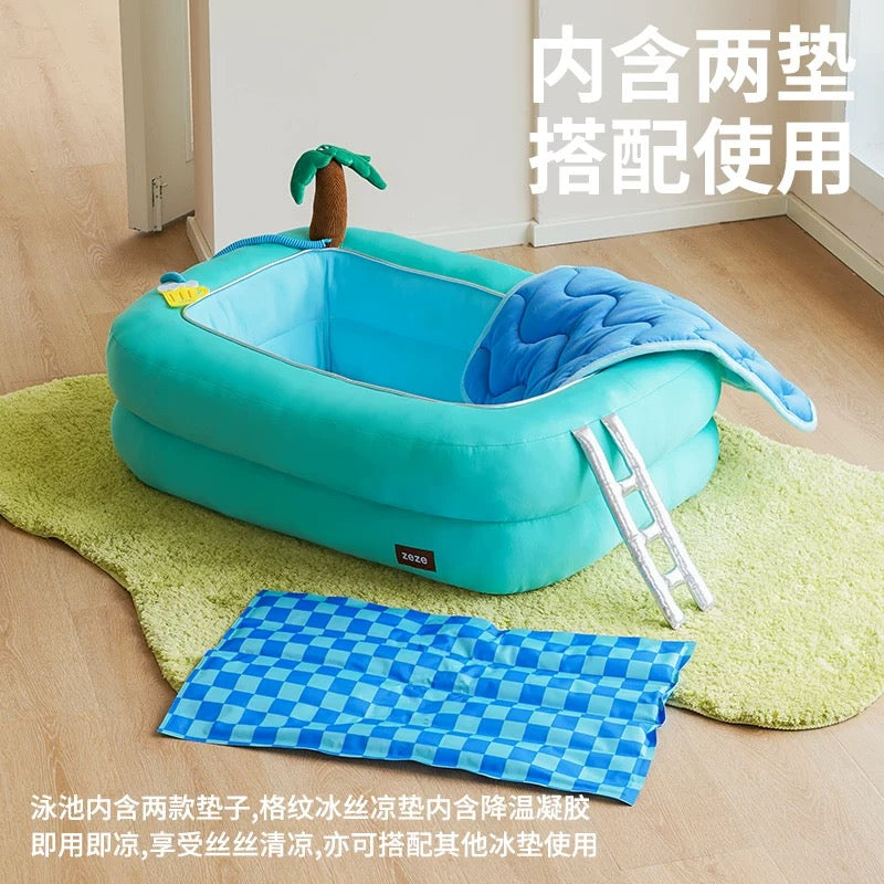 ZEZE swimming pool cooling bed