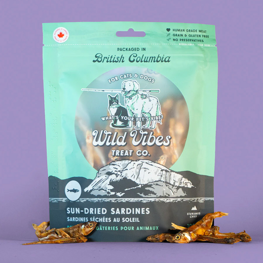 Wild Vibes Sun Dried Sardines Treats 108g