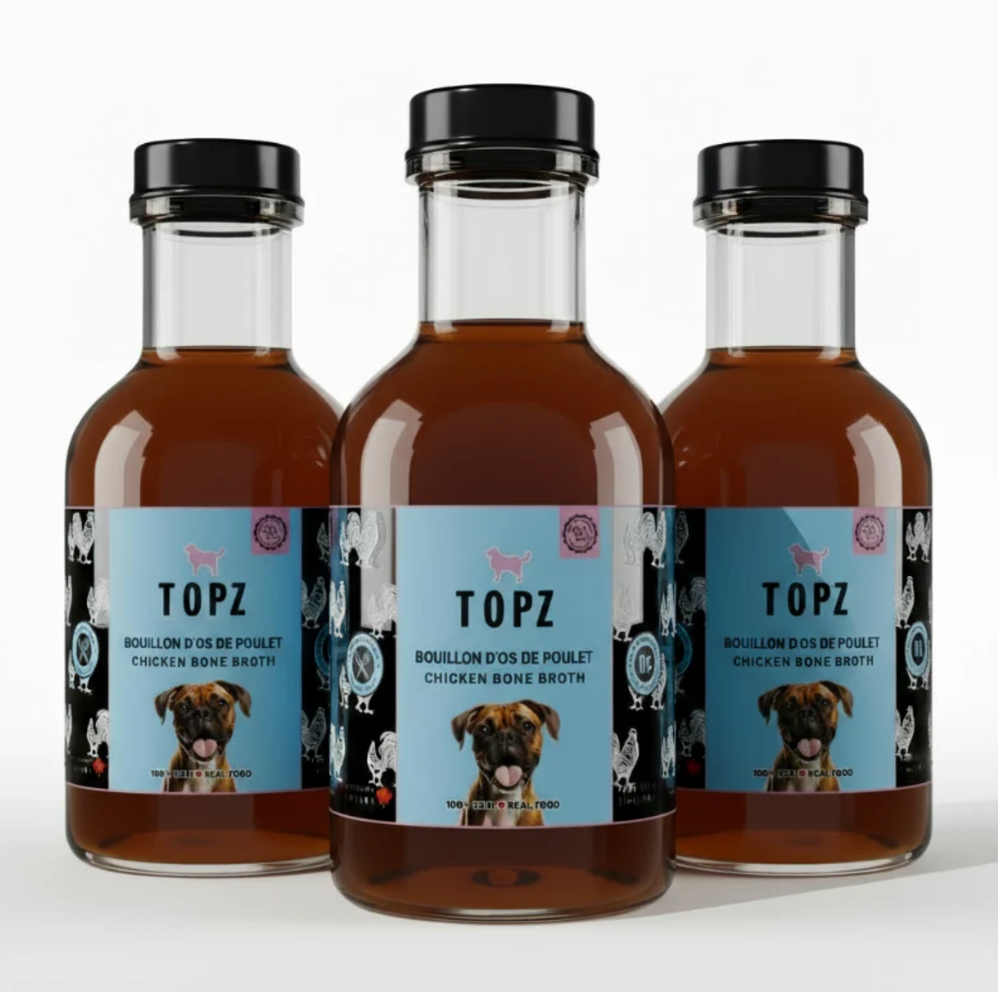 TOPZ Natural Bone Broth - Chicken 340ml
