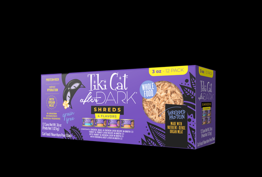 Tiki Cat® After Dark™ Shreds Variety Pack Wet Cat Food 3oz
